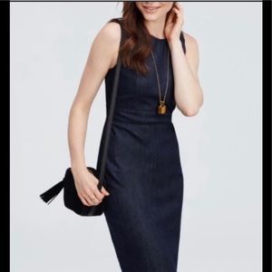 Stunning indigo Ann Taylor pencil dress